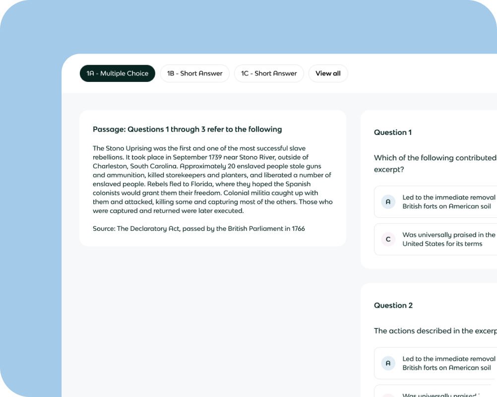 Unlimited mock exams