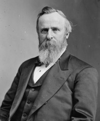 <p>Rutherford Hayes</p>