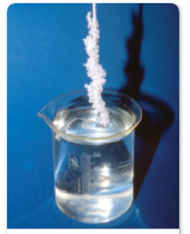 <p>formation of pure solid substances from solution (with dissolved substance)</p>