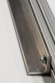 <p>The web may be <strong>frequently reinforced against buckling by angles riveted to its sides</strong></p>