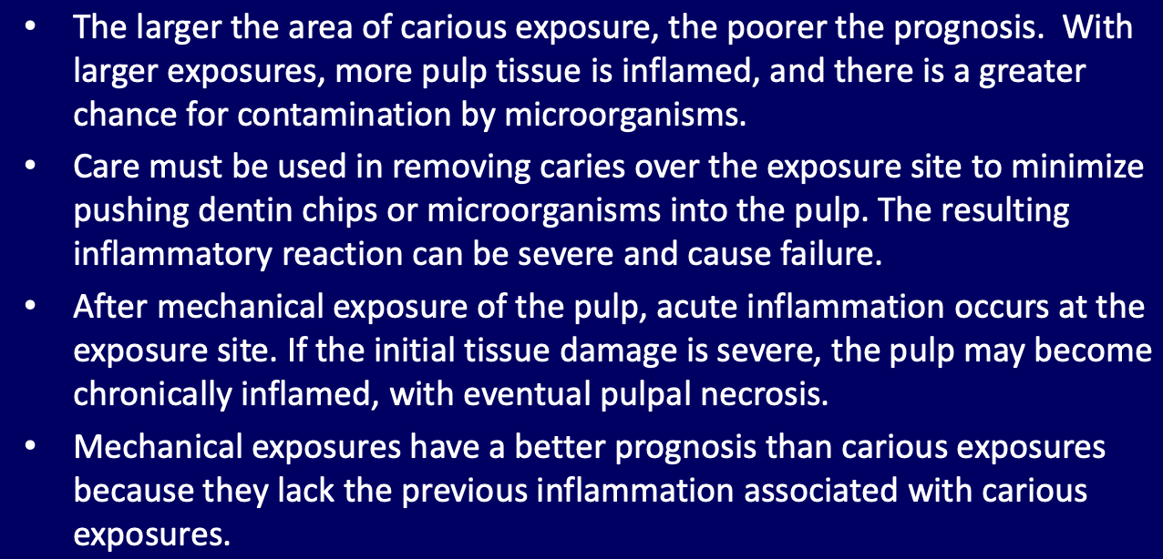 <p>What can happen if tissue damage from a mechanical exposure is severe?</p>