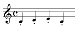 <p>staccato</p>