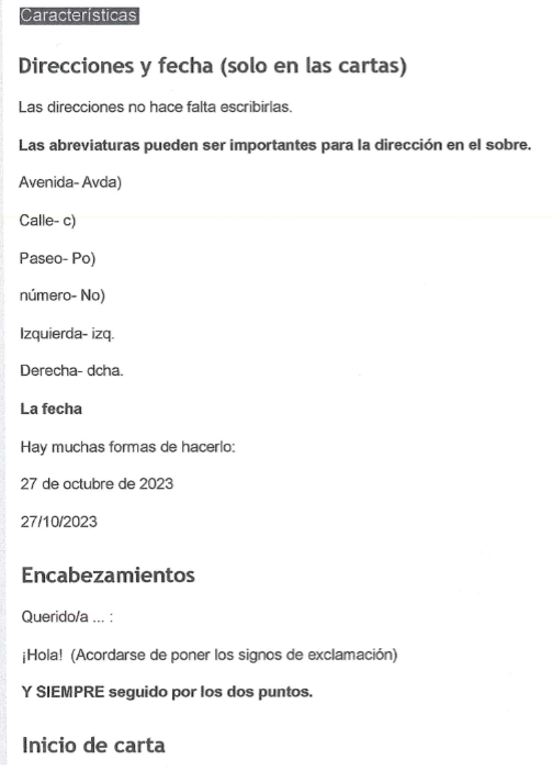 <p>frases frecuentes:</p><ul><li><p>atentamente</p></li><li><p>se despide atentamente</p></li></ul><p></p>