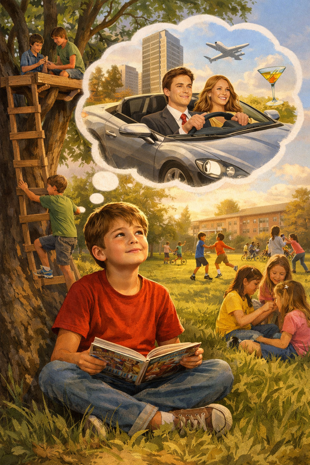 <p>6-14 Years. </p><p>The child grows toward independence, develops relationships with their peers, and gets to know themself  </p>