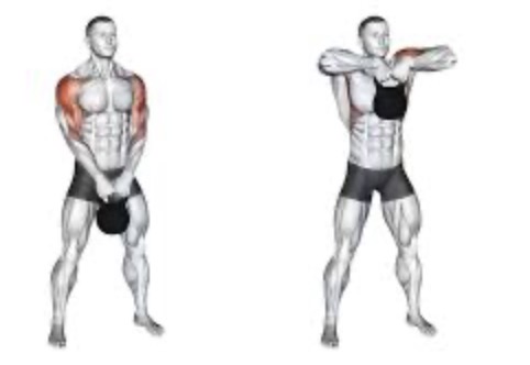<p>Upright row (DB+BB) target muscle and joint action</p>