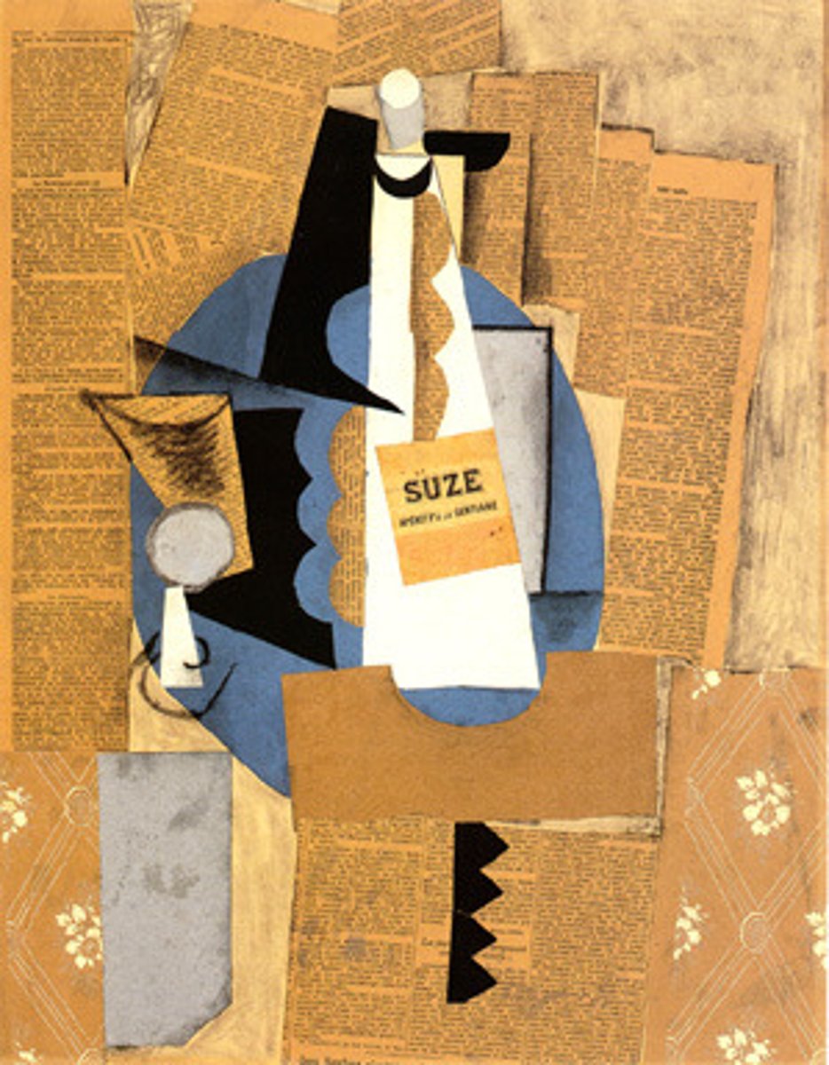 <p>the late phase of cubism, characterized chiefly by an increased use of color and the imitation or introduction of a wide range of textures and material into painting.</p>