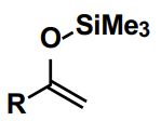 <p>R<sub>2</sub>CO—<sup>R</sup><sub><sup>3</sup></sub><sup>Si-Cl, NEt</sup><sub><sup>3</sup></sub>→ R<sub>2</sub>CO-SiR<sub>3</sub></p>