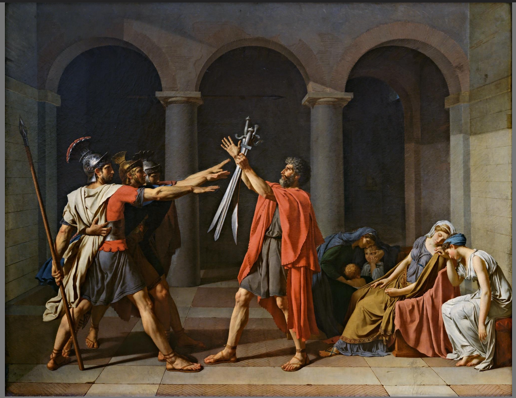<p>Oath of the Horatii</p>