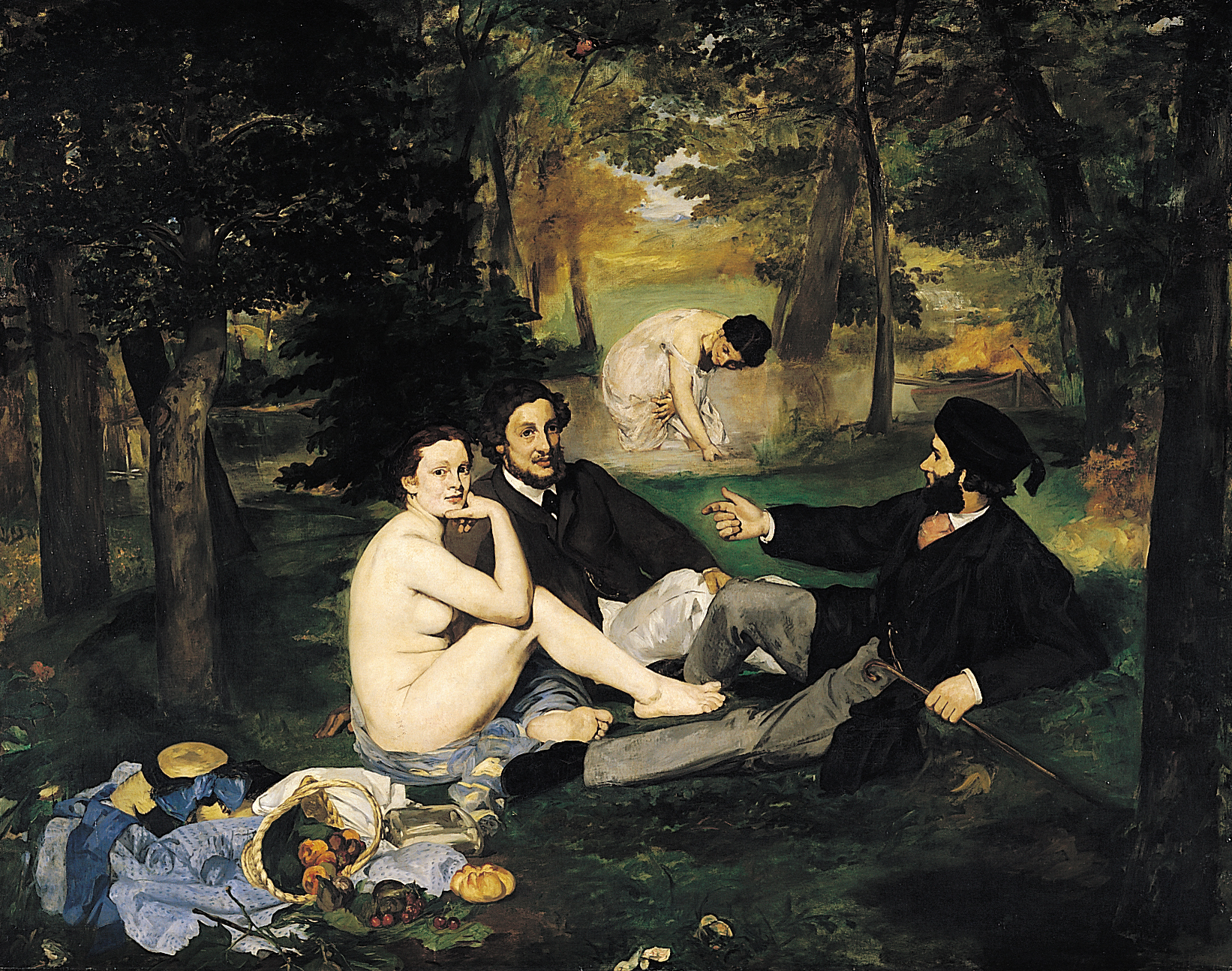 <p>Le Déjeuner sur l’Herbe (Manet, 1863) </p>