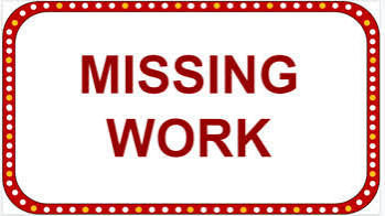 <p>I realized that</p><p>I realized I had missing work</p>