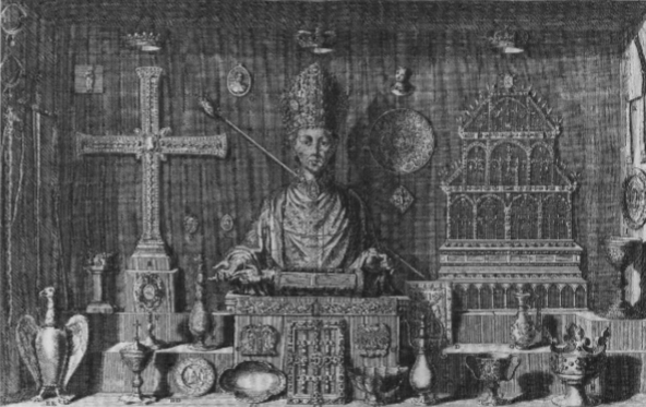 <p>What happened to the treasury of St Denis?</p>