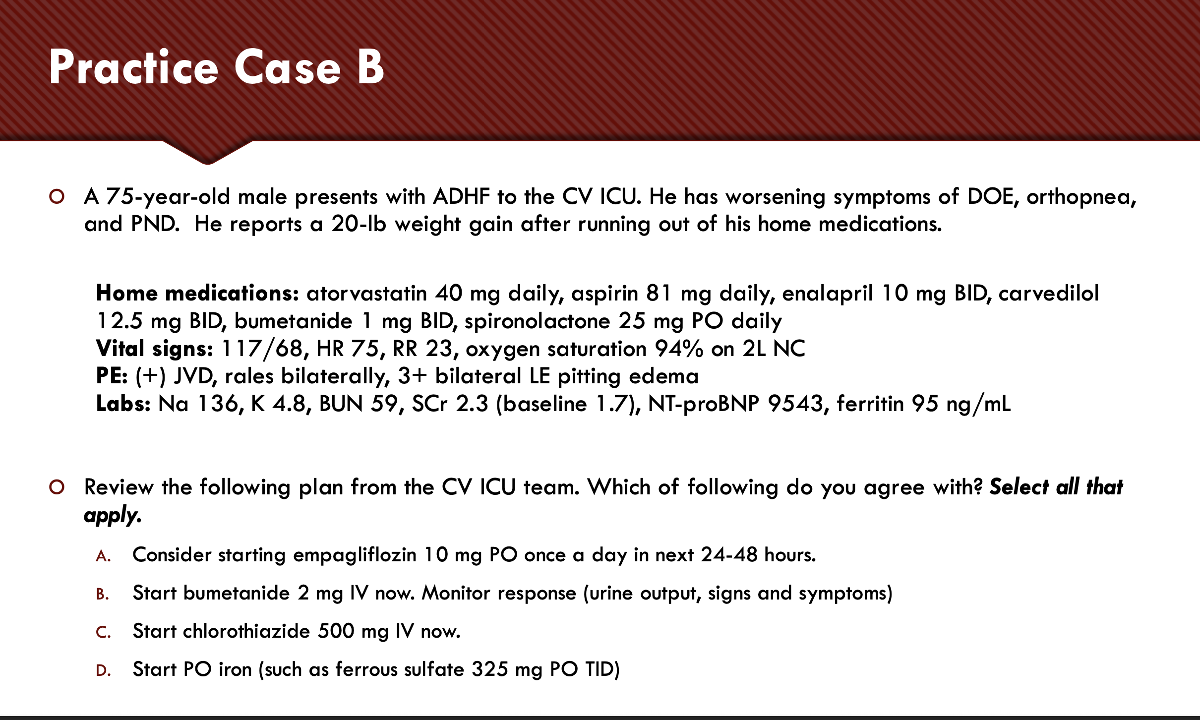 <p>Practice Case B</p>