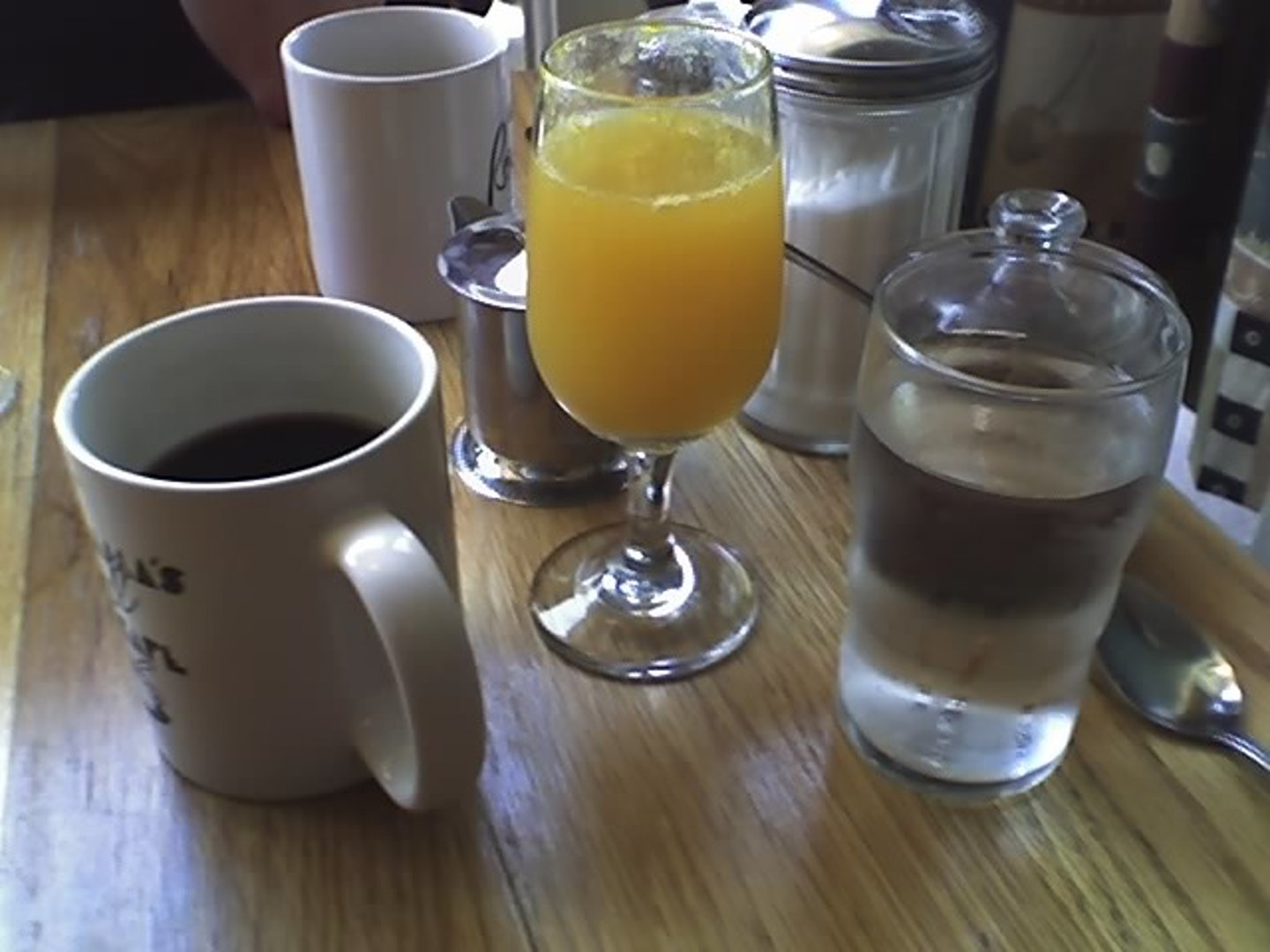 <p>the beverage/to drink</p>