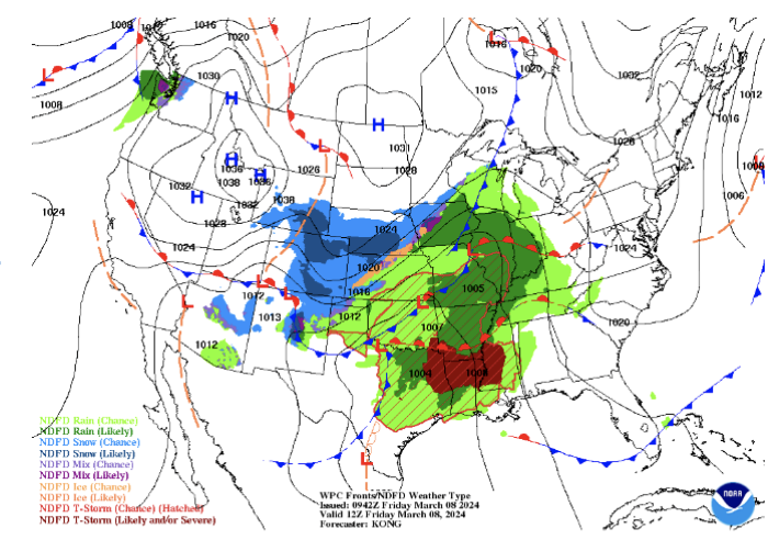<p>What type of weather map is shown here?</p>