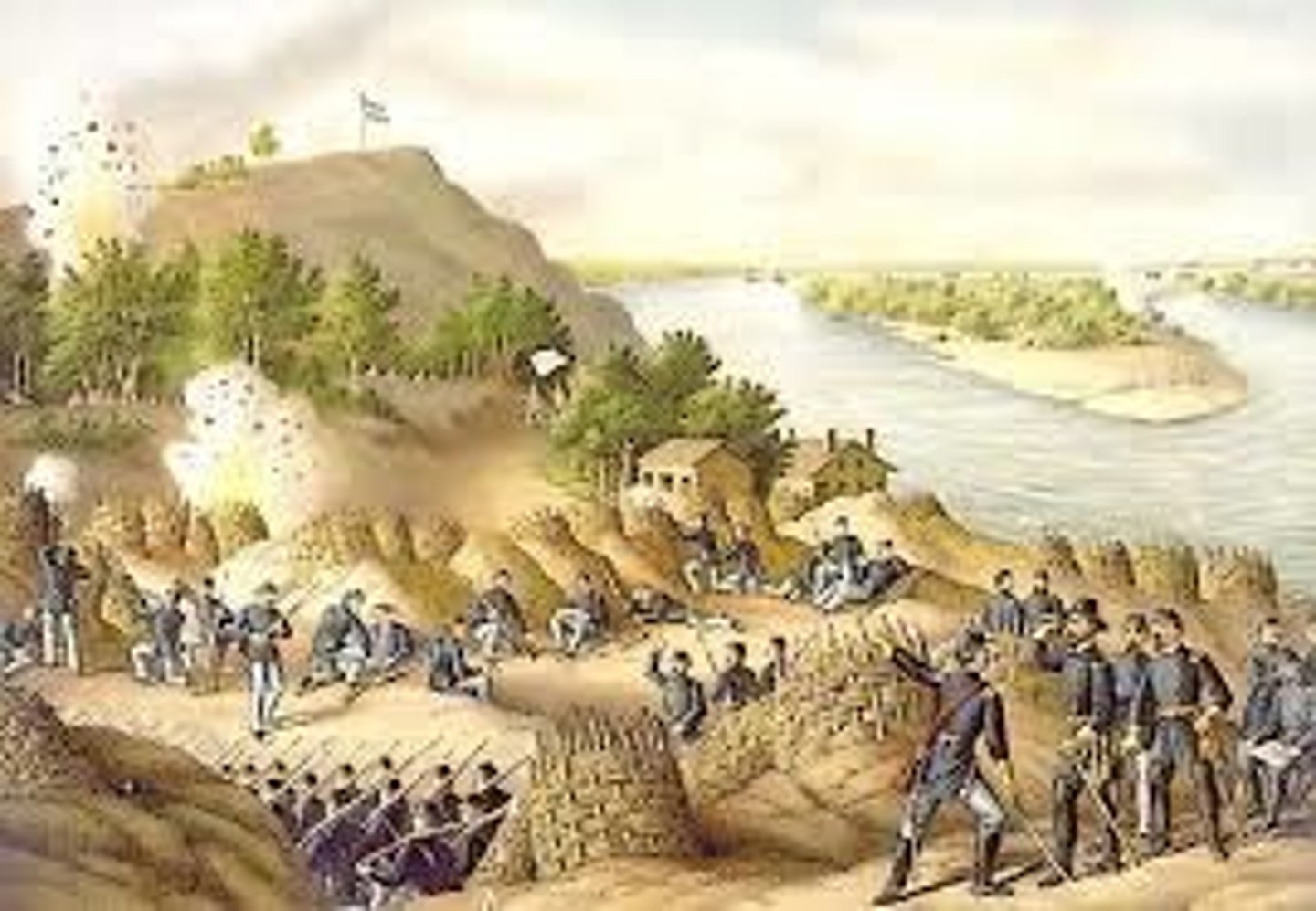 <p>split the Confederacy in 2 and gave control of the Miss. River to the Union</p>