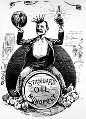 <p>Complete control of a product or business by one person or group</p>