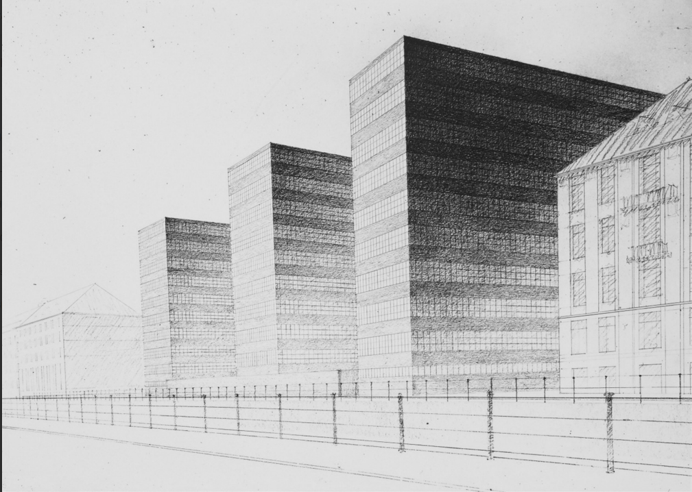 <p>Who designed the Reichsbank?</p>