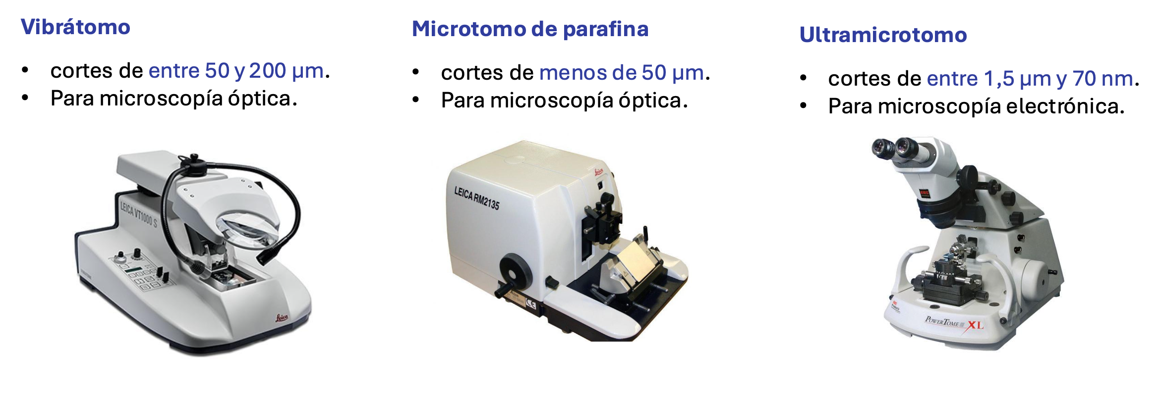 <p>Microtomo de parafina</p>