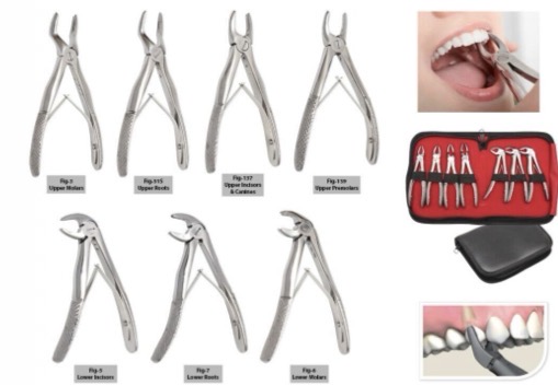 <p>Pediatric forceps- smaller and easier to hide in hand </p><p>Conventional forceps- bigger but easier to handle- more efficient for force </p>