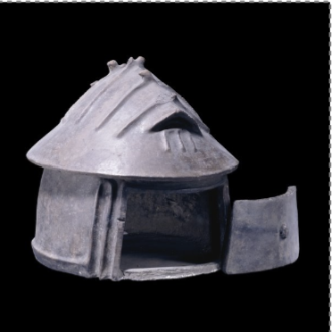 <p>Cinerary urns shaped like huts</p><p>Gives idea of housing from the time periods of the Villanovans and Etruscans </p>