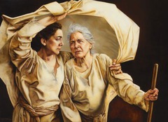 <p>Ruth's mother-in-law. Her sons die and she returns to Bethlehem. Ruth is loyal to her and goes with her. Ruth meets a man named Boaz.</p><p>This is the first book in The Bible where women are the main characters and have a positive image.</p>