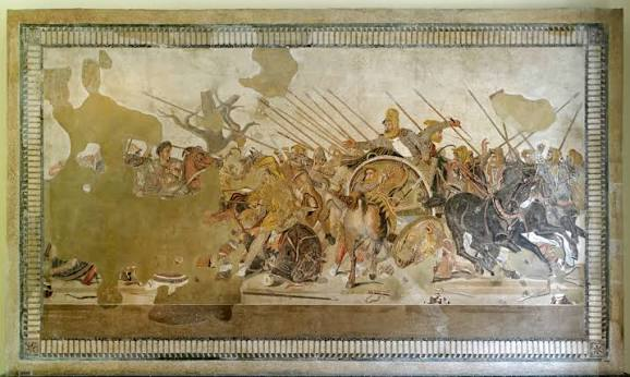 <p>Alexander Mosaic from the House of the Faun Medium</p>