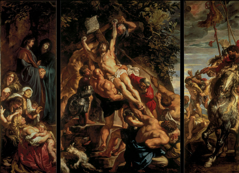 <p>The Raising of the Cross, 1610-1611</p>