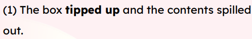 <p>tip up</p>