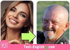 <p>He is not handsome. He is _____.</p>