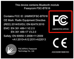 <p>means a device has been tested to make sure it does not create harmful electromagnetic interference with other electronics.</p>