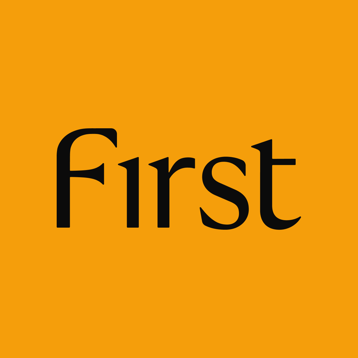 <p>First</p>