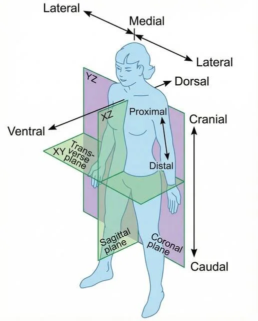 <p>mediaal- lateraal</p>