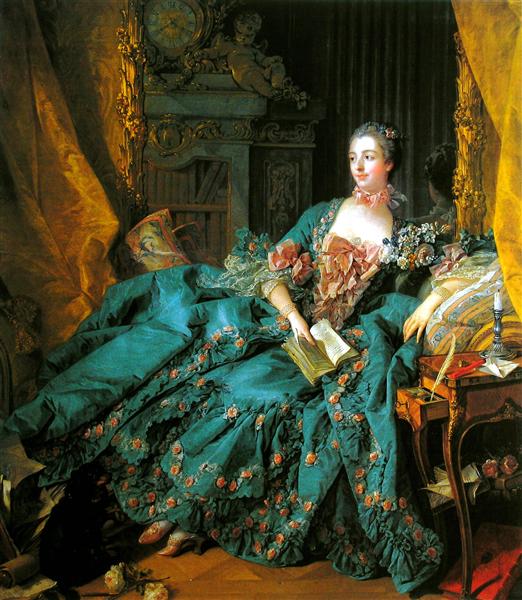 <p>Francois Boucher, <em>Madame de Pompadour</em></p>