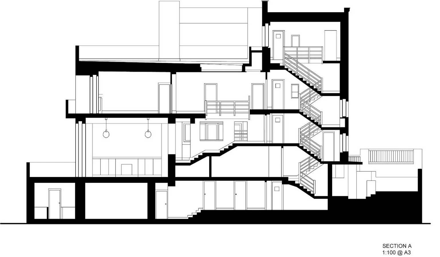 <p>spatial plan</p><p>the most important spaces should have the heighest ceilings</p><p>developed by adolf loos</p>