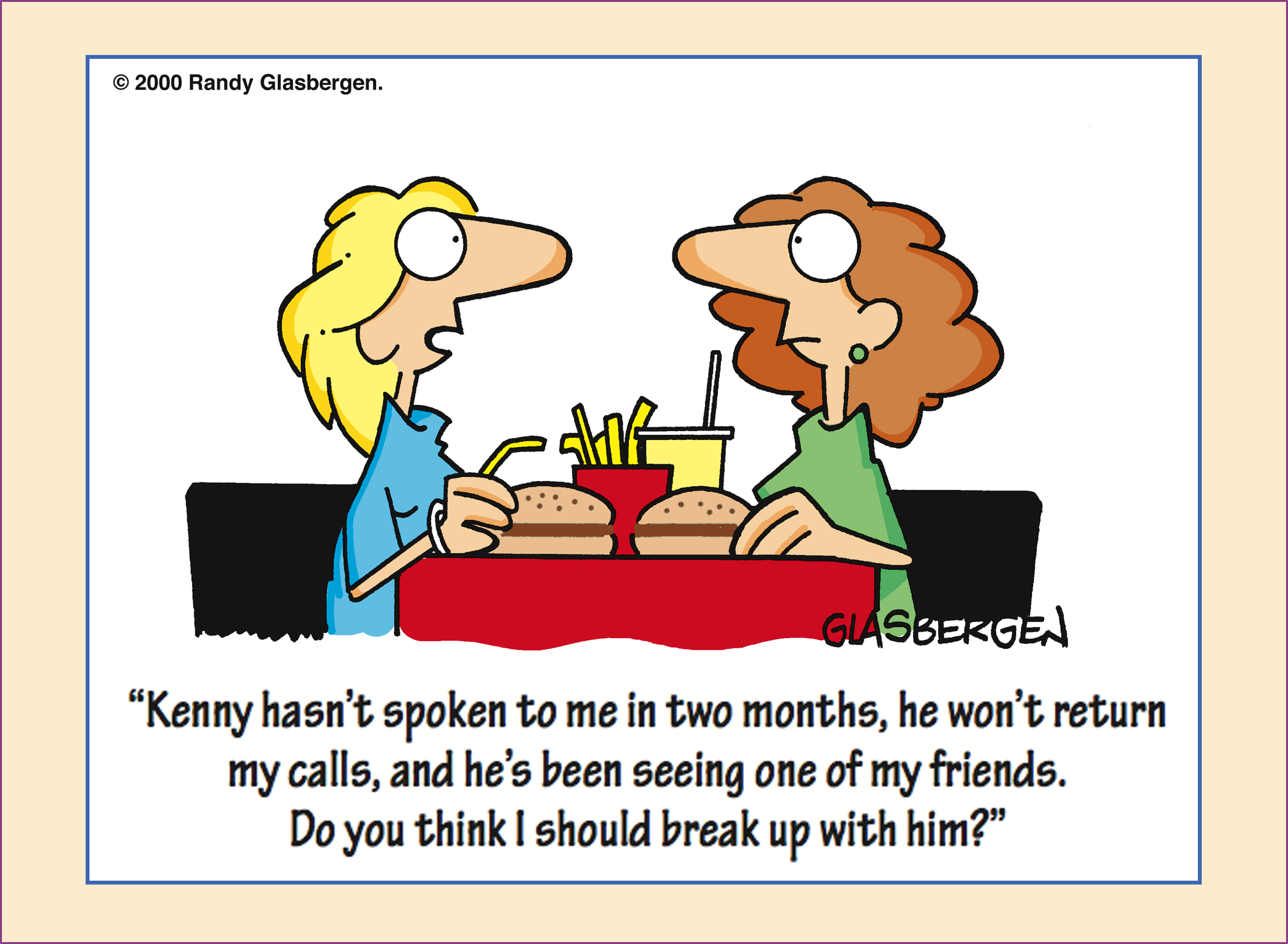 <p>In this cartoon, you can figure out the implied main idea by noting the details. </p>