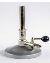 <p>Name the apparatus. Difference w/ other burners + uses</p>