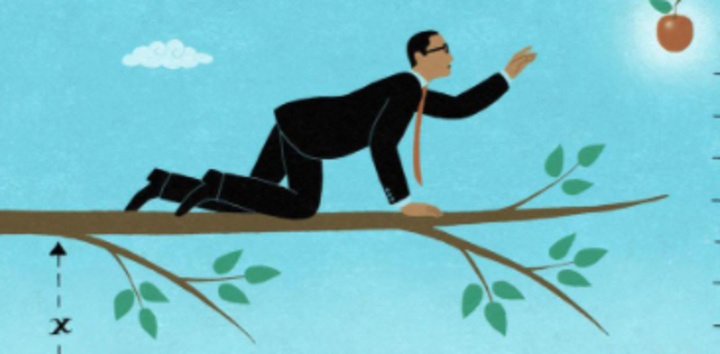 <p>to risk doing sth without being supported by other people</p>