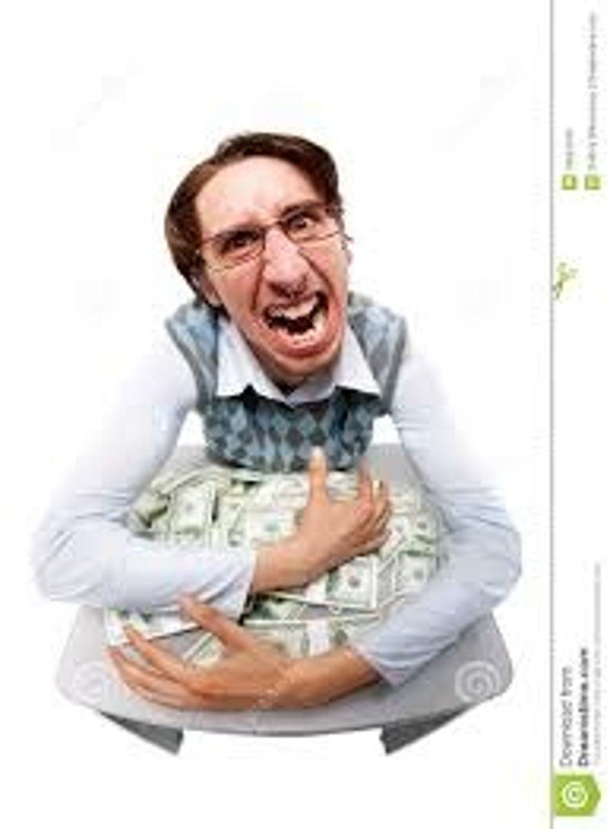 <p>Que se resiste a dar o gastar dinero (stingy, cheap)</p>