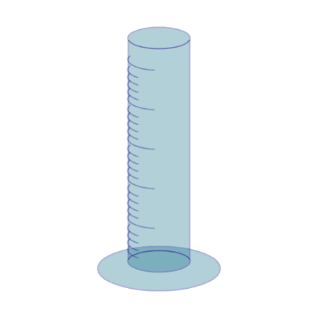 <p>the used to measure precise volumes </p>