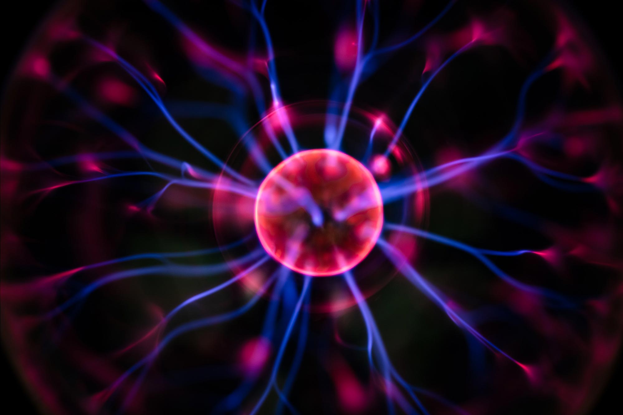 Matter consisting of positively and negatively charged particles.