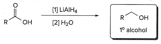 <p>[1] LiAlH4</p><p>[2] H2O</p>