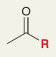 <p>ketone + R</p>