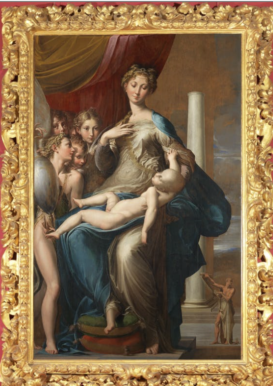 <p>La Madonna dal collo lungo</p>