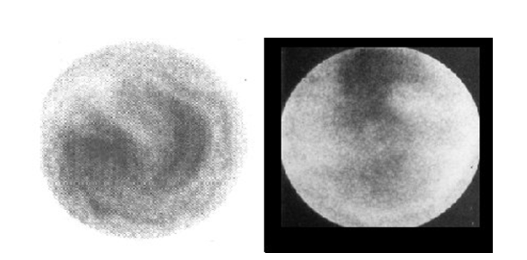 <p>Given this field flood, what is the cause of the depicted non-uniformity?</p>
