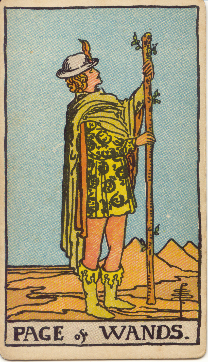 <p>Page of Wands</p>