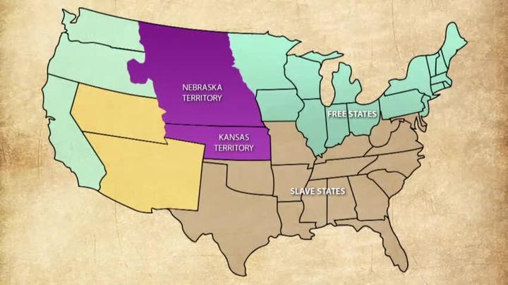 <p>A law allowing settlers themselves to decide whether slavery would be permitted through popular sovereignty.</p>