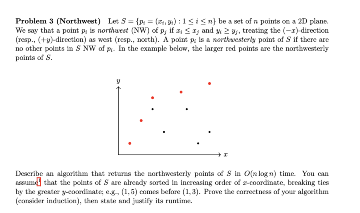 <p>Proof of Correctness Northwestly</p>