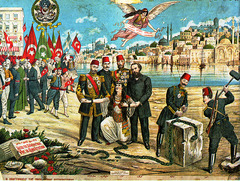 <p>Movement of Turkish military and civilian elites that developed ca. 1900, eventually bringing down the Ottoman Empire.</p>