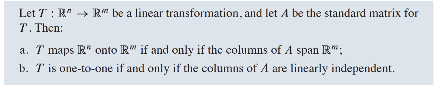 <p>a. Ax = b must be consistent</p><p>b. columns are linearly independent</p>