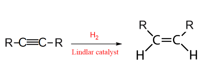 <p>Product: Cis Alkene</p>